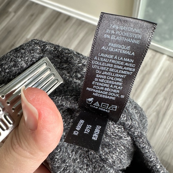 Express Charcoal Pencil Skirt - Picture 6 of 9